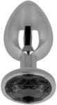 Ohmama Anal Plug Metal Black 7cm