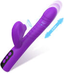 Paloqueth Thrusting & Suction Dual Vibrator Purple