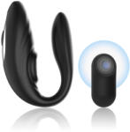Brilly Glam Couple Pulsing & Vibrating Couple Vibrator with Remote Black