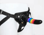 DreamToys Colourful Love Strap On Solid Dildo