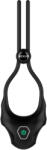 Nexus Forge Vibrating Adjustable Lasso Silicone Cock Ring Black