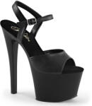 Pleaser USA Pleaser Sky-309 Blk Faux Leather/Blk Matte 38
