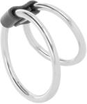 Darkness Metallic Cock Rings Double