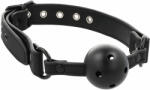 Fetish Submissive Breathable Ball Gag Vegan Leather