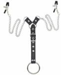 OhMama Fetish Nipple Clamps Cock Ring Set