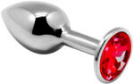 Alive Mini Metal Butt Plug Anal Pleasure Red M