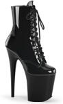 Pleaser USA Pleaser Flamingo-1020 Blk Pat/Blk 39