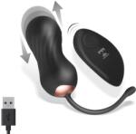 Tardenoche Shove Thrusting and Vibrating Egg with Remote Control Black
