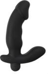 Anos Cock Shaped Butt Plug with Vibration Black