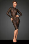 Noir Handmade F182 Classic Dress Made Out of Elastic Tulle XXL
