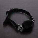 Triune Oval Silicone Ball Gag Black