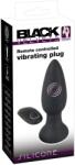 Black Velvets Remote Controlled Silicone Vibrating Plug