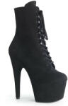 Pleaser USA Pleaser Adore-1020FS Blk Faux Suede/Blk Faux Suede 40