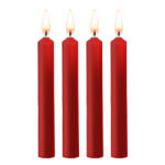 Ouch! Teasing Wax Candles Parafin 4-pack Red
