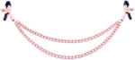 Kiotos Nipple Clamps Double Chains Rose Gold