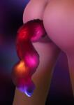 TABOOM Glow In The Dark Unicorn Tail & Buttplug LED Black