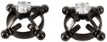 Bad Kitty Nipple Jewellery Shiny Star 053943 Black