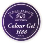 Global Fashion Gel color unghii, vopsea de arta, seria Noble Purple, Global Fashion, 5gr, H88