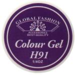 Global Fashion Gel color unghii, vopsea de arta, seria Noble Purple, Global Fashion, 5gr, H91