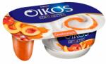 Danone Oikos Édes Kettes élőflórás édesített joghurt őszibarackszósszal 118 g
