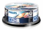 Philips CD-R80CB 52x cake box lemez 25db/csomag (PH782258) - mentornet