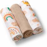 BabyOno Take Care Muslin Diapers scutece textile Beige 3 buc