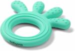BabyOno Be Active Silicone Teether Octopus jucărie pentru dentiție Mint 1 buc