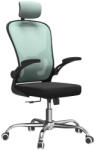 GreenSite Forgó irodai szék, Dory, szövet, 64x123x54 cm, kék