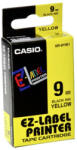 Casio Feliratozógép szalag XR-9YW1 9mmx8m Casio fekete/sárga (XR9YW1) - tobuy