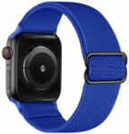 Apple Mybandz Apple Watch S1/2/3/4/4/5/6/7 Apple Watch S1/2/3/4/5/6/7 curea flexibilă din material textil 38/40/41mm - albastru (APW383005)