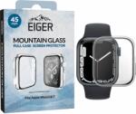 Eiger Mountain Apple Watch 7/8/9 Tok + kijelzővédő - Átlátszó (45mm) (EGSP00894)