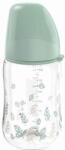 Nip Бебешко шише NIP Green - Cherry, Flow M, 0 м+, 260 ml, зелено (4000821351264) - ozone