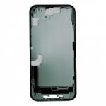  Apple iPhone 15 A2846, A3089 EU verzió középső keret, oldalgombokkal és sim kártya tartó tálcával, fekete (gyári)
