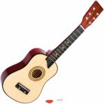 Legler Small Foot Jucărie pentru copii chitară naturală din lemn (DDLE3307) Instrument muzical de jucarie