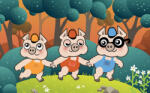Diafilmgyártó Kft A három kismalac diafilm - The Three Little Pigs (angol) JN38203A