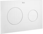 ROCA Clapeta cu dubla actionare, pentru rezervor incastrat, alb mat, Roca PL10 Dual 890089207 890089207 (890089207)