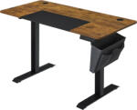 VASAGLE Íróasztal / számítógépasztal tárolóval - elektromos magasság állítás - Vasagle Loft - 140 x 60 cm