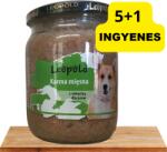 Leopold Leopold Hús kutyatáp borjúhússal 6x500g (üveg)