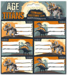 Ars Una Ars Una: Age of the Titans dinoszaurusz mintás csomagolt füzetcímke 3x6db-os (53832610)