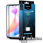 MyScreen DIAMOND GLASS LITE EDGE előlap védő karcálló edzett üveg - FEKETE - 9H, 0.33 mm, A teljes felületén tapad, a teljes kijelzőt védi - HUAWEI Honor X6a