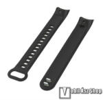  Okosóra szíj - FEKETE - szilikon - Huawei Honor Band 3