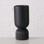 Boltze Home Vaza ceramica Gino, 23 cm, negru (4066076099702)