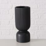 Boltze Home Vaza ceramica Gino, 23 cm, negru (2026358)