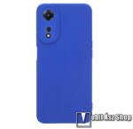 OPPO A78 5G (CPH2483/2495), Szilikon mobiltok, MATT, SÖTÉTKÉK