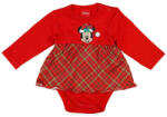  Disney Minnie karácsonyi szoknyás baba body piros