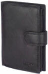 Farkas Állított fazonú fekete bőr pénztárca, irattartó Farkas (68659 x black)
