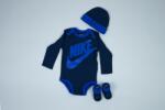 Nike Nhn futura logo 6-12 m | Gyermek | Body | Kék | MN0134-U90