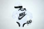 Nike futura logo ls hat / bodysuit / bootie 3pc 6-12 m | Gyermek | Body | Fehér | MN0134-001