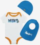 Nike ksa coral reef hat, bodysuit & bib 3-piece set 6-12m | Gyermek | Body | Fehér | NN0938-001