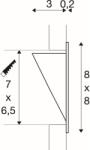 SLV 151950 DOWNUNDER PURE Corp de iluminat încastrat 3, 6W LED 180lm 3000K IP20 alb (151950)